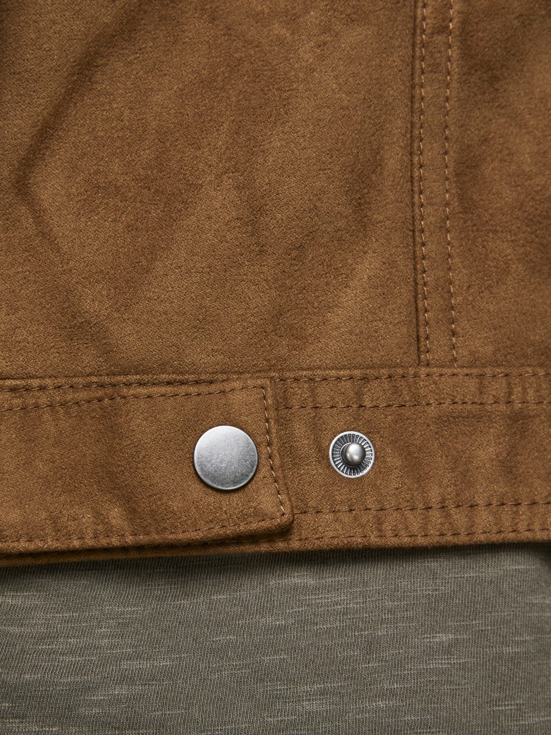 Chaqueta efecto piel marrón - ROCKY